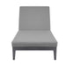 Menorca - Outdoor Patio Adjustable Chaise Lounge Chair - Gray - Simple Home Plus