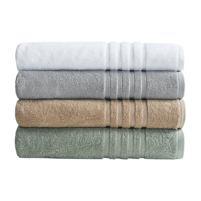 Nurture - Sustainable Antimicrobial 6 Piece Towel Set - Gray - Simple Home Plus