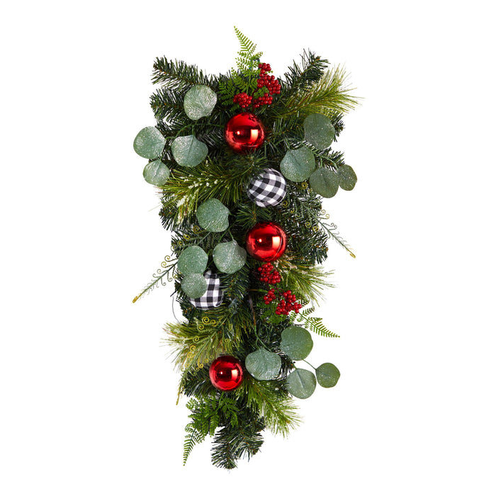 26 Holiday Christmas Greenery Ornament Artificial Swag