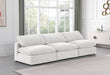 Comfy - Velvet Modular Armless Sofa 3 Seats - Simple Home Plus