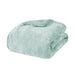 Mira - 3 Piece Full/Queen Crushed Velvet Sherpa Reversible Comforter Set - Aqua - Simple Home Plus