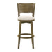 Winsley - Coastal Modern Swivel Wood Bar Height Kitchen Bar Stool - Simple Home Plus