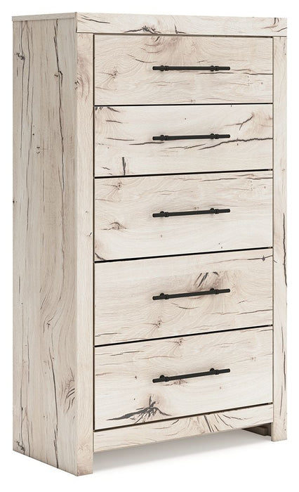 Lawroy - Light Natural - Five Drawer Chest - Simple Home Plus