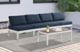 Nizuc - Outdoor Patio 4 Seat Armless Modular Sofa With White Frame - Simple Home Plus