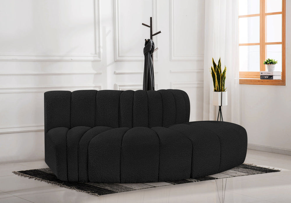 Arc - Boucle Fabric 3 Piece Modular Sofa - Simple Home Plus