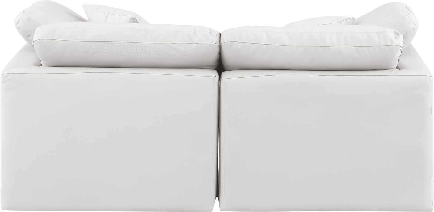 Indulge - Faux Leather 2 Seat Modular Sofa - Simple Home Plus