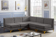 Alina - 5 Piece Armless Sectional - Simple Home Plus