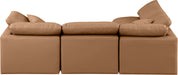 Indulge - Faux Leather 4 Piece Modular Sectional - Simple Home Plus