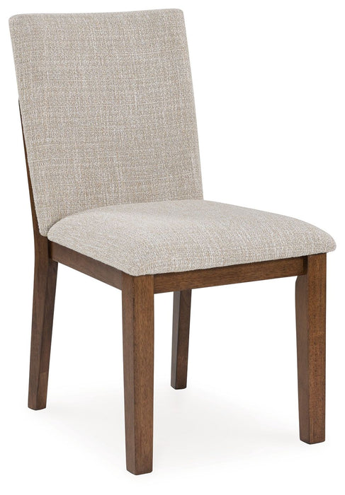 Kraeburn - Beige / Brown - Dining Upholstered Side Chair (Set of 2) - Simple Home Plus