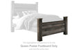 Wynnlow - Queen Poster Footboard - Gray - Simple Home Plus