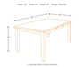 Ralene - Dining Room Table - Simple Home Plus
