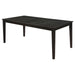 Louise - Rectangular Extension Leaf Dining Table - Black - Simple Home Plus