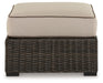 Coastline Bay - Brown - Ottoman With Cushion - Simple Home Plus