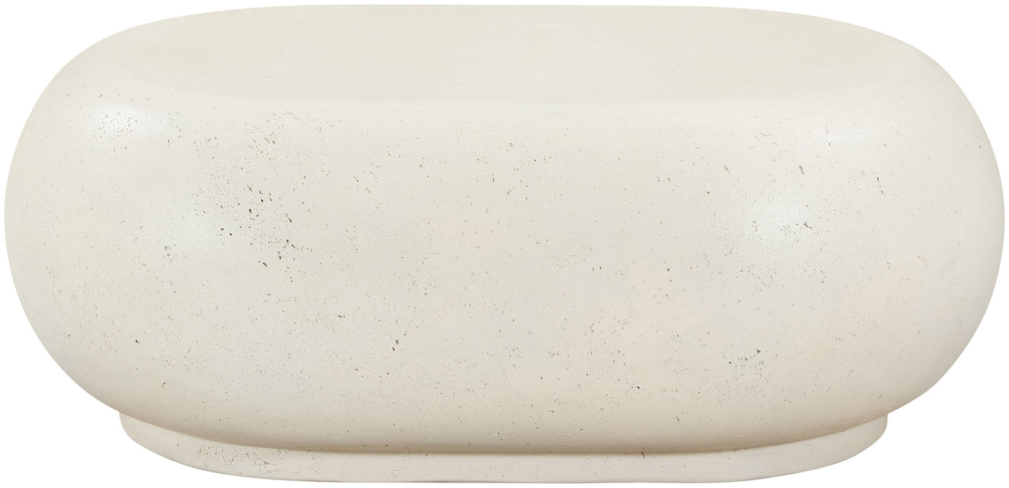 Pebble - Concrete And Fiberglass Coffee Table - Simple Home Plus