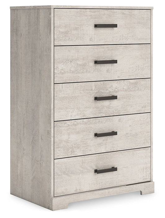 Shawburn - Gray - Five Drawer Chest - Simple Home Plus