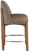 Torino - Counter Stool With Brushed Brown Base - Simple Home Plus