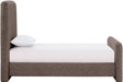 Fira - Linen Textured Fabric Upholstered Bed - Simple Home Plus