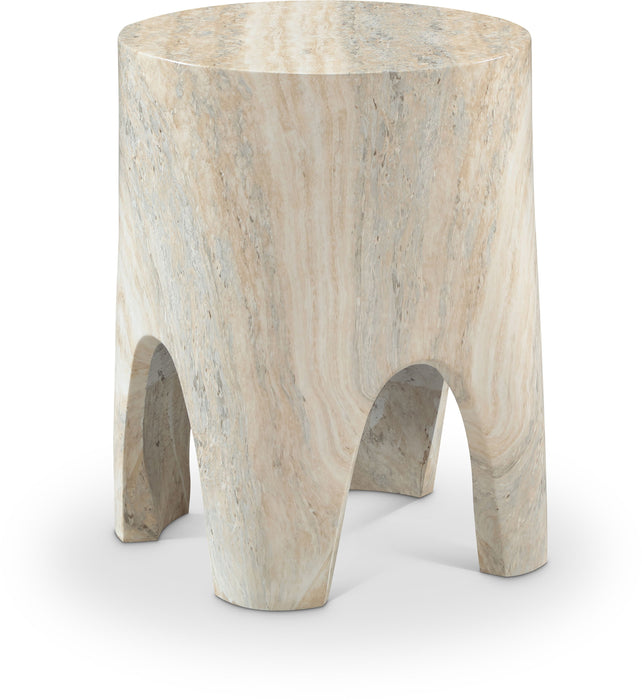 Foligno - Concrete End Table - Simple Home Plus