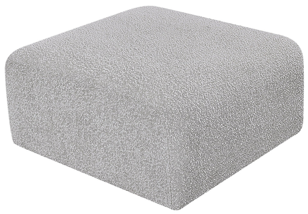 Arc - Boucle Fabric Ottoman - Simple Home Plus