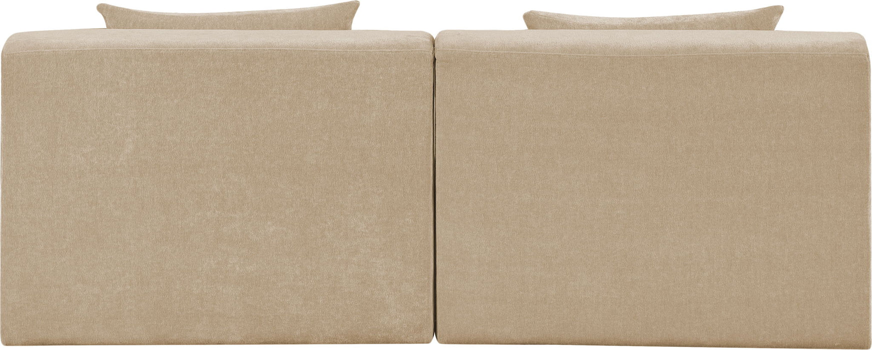 Stellar - 2 Piece 76" Upholstered Modular Armless Loveseat - Simple Home Plus