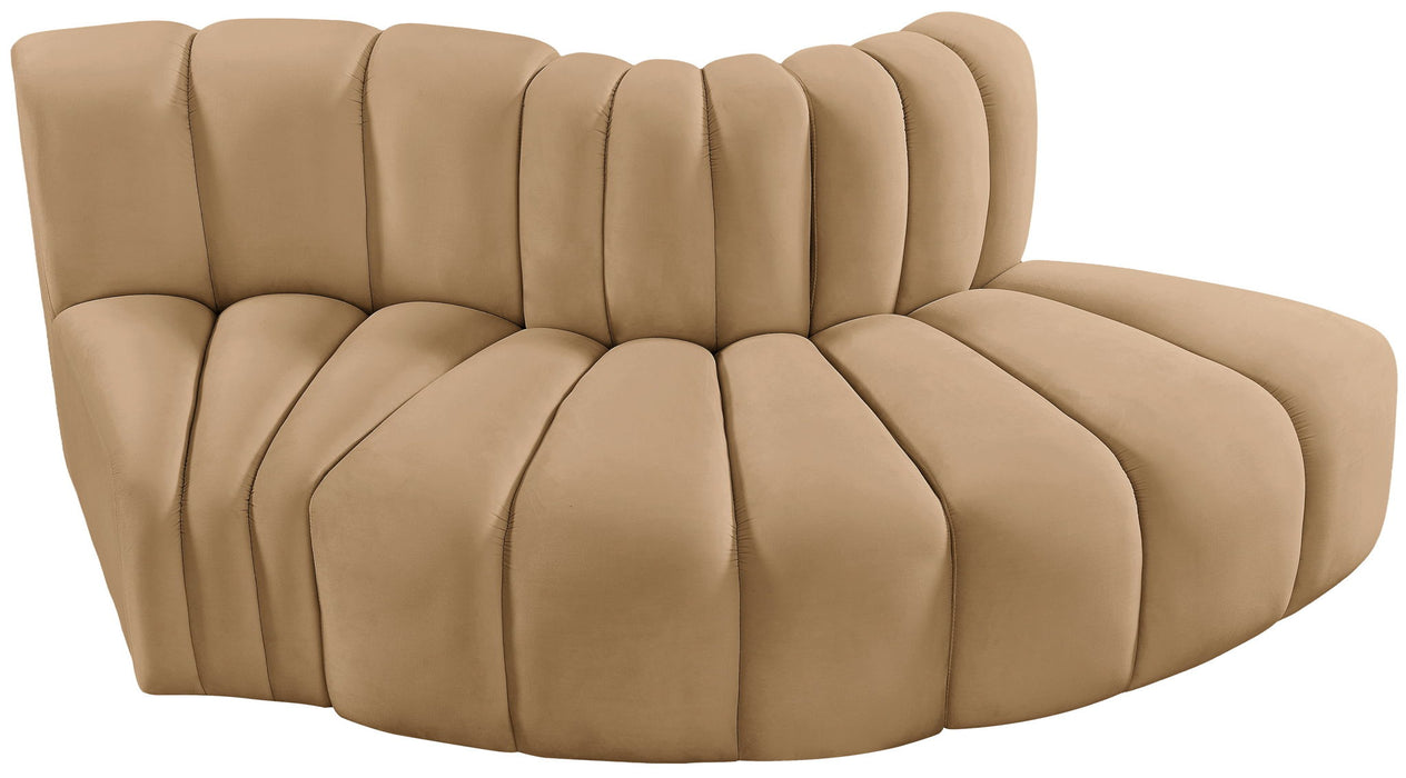 Arc - Velvet 3 Piece Modular Sofa - Simple Home Plus