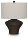 Dolanham - Metal Table Lamp - Distressed Brown - Simple Home Plus