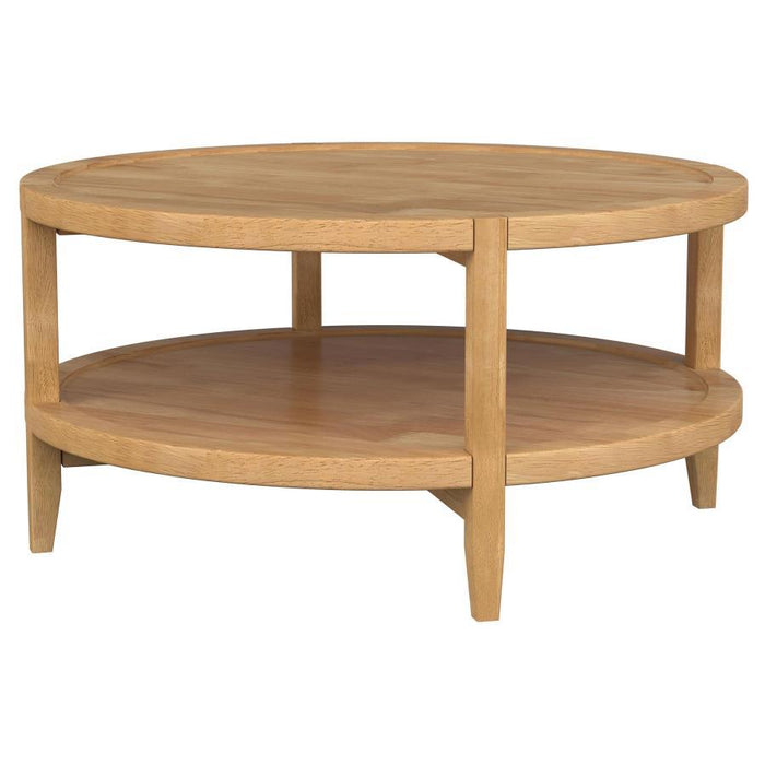 Camillo - Round Solid Wood Table - Simple Home Plus