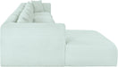 Shaggy - 5 Piece Modular Sectional With Chaise - Simple Home Plus
