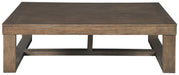 Cariton - Gray - Rectangular Cocktail Table - Simple Home Plus