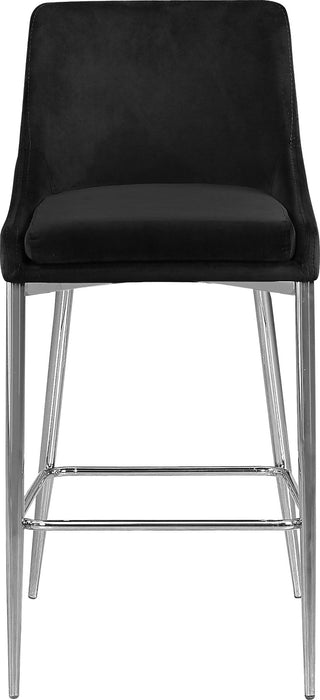 Karina - Stool with Chrome Legs (Set of 2) - Simple Home Plus