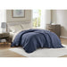 Windom - King All Season Hypoallergenic Blanket With 3M Scotchgard - Navy - Simple Home Plus