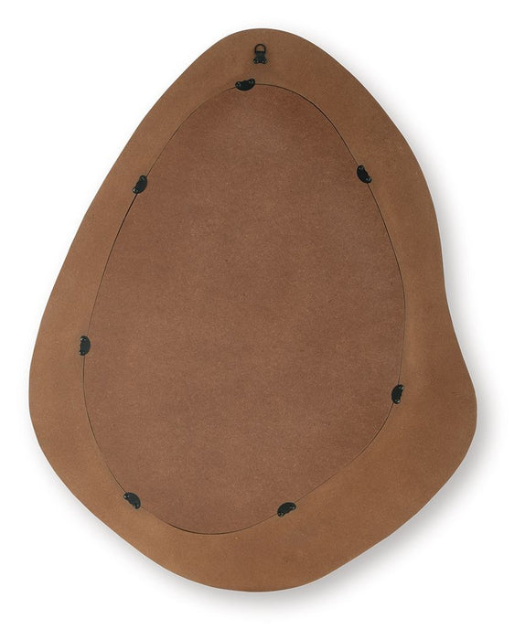 Kierlock - Black / Gold Finish - Accent Mirror - Simple Home Plus