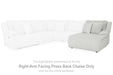 Top Tier - Raf Press Back Chaise - Alloy - Simple Home Plus