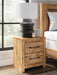 Maystonna - Two Drawer Night Stand - Brown - Simple Home Plus
