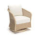 Stewarts Point - Swivel Glider Chair With Cushion - Beige - Simple Home Plus