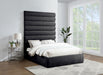 Adam - Chenille Fabric Bed With 89" Headboard - Simple Home Plus