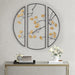 Golden Gingko Leaves - Wall Decor (Set of 3) - Black / Gold - Simple Home Plus