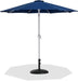 Fiji - Aluminum Patio Umbrella With Round Black And White Base - Simple Home Plus