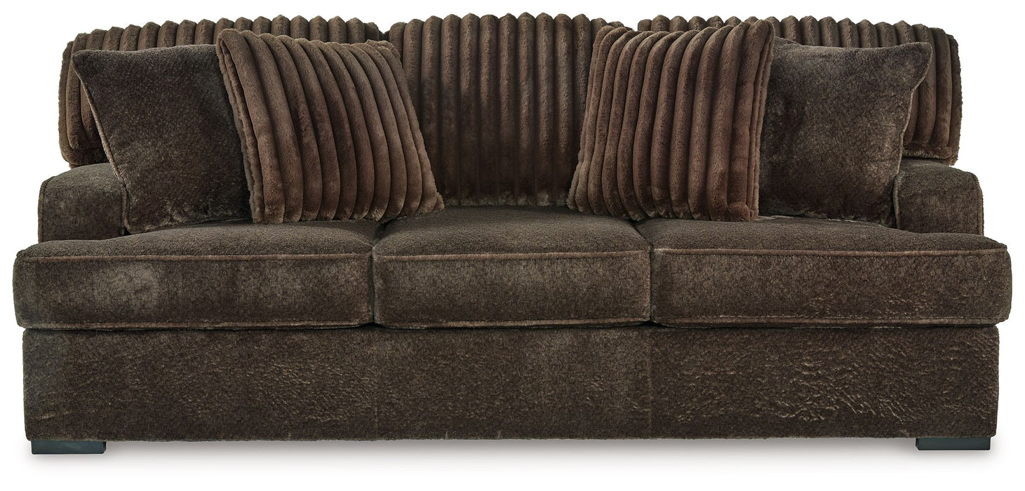 Aylesworth - Chocolate - Sofa - Simple Home Plus