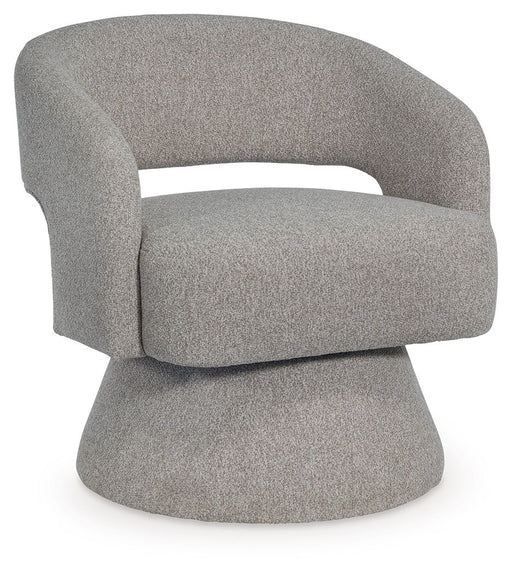 Nashkins - Swivel Accent Chair - Pebble - Simple Home Plus