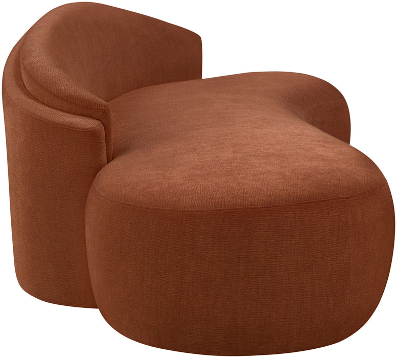 Caspian - Chenille Fabric Upholstered Loveseat - Simple Home Plus