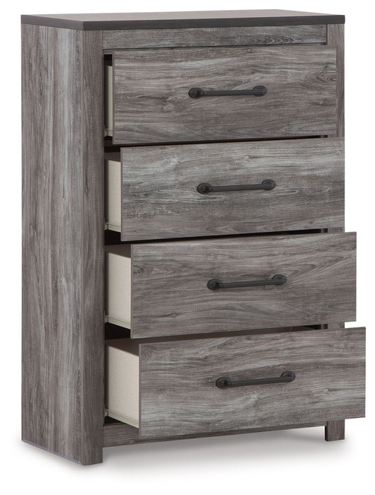 Bronyan - Dark Gray - Four Drawer Chest - Simple Home Plus