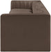 Rummi - Velvet Performance Fabric Upholstered 4 Piece Modular Sofa - Simple Home Plus