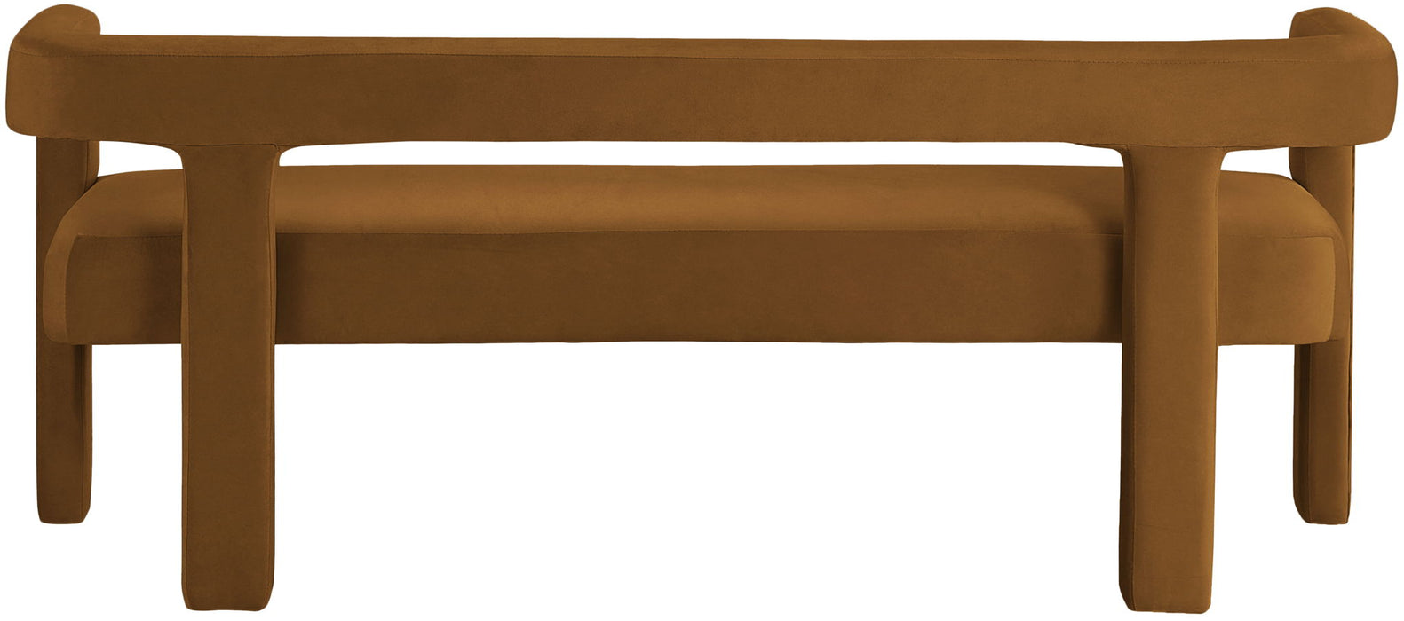 Athena - Velvet Bench - Saddle - Simple Home Plus