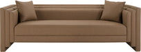 Everett - Vegan Leather Upholstered Sofa - Simple Home Plus