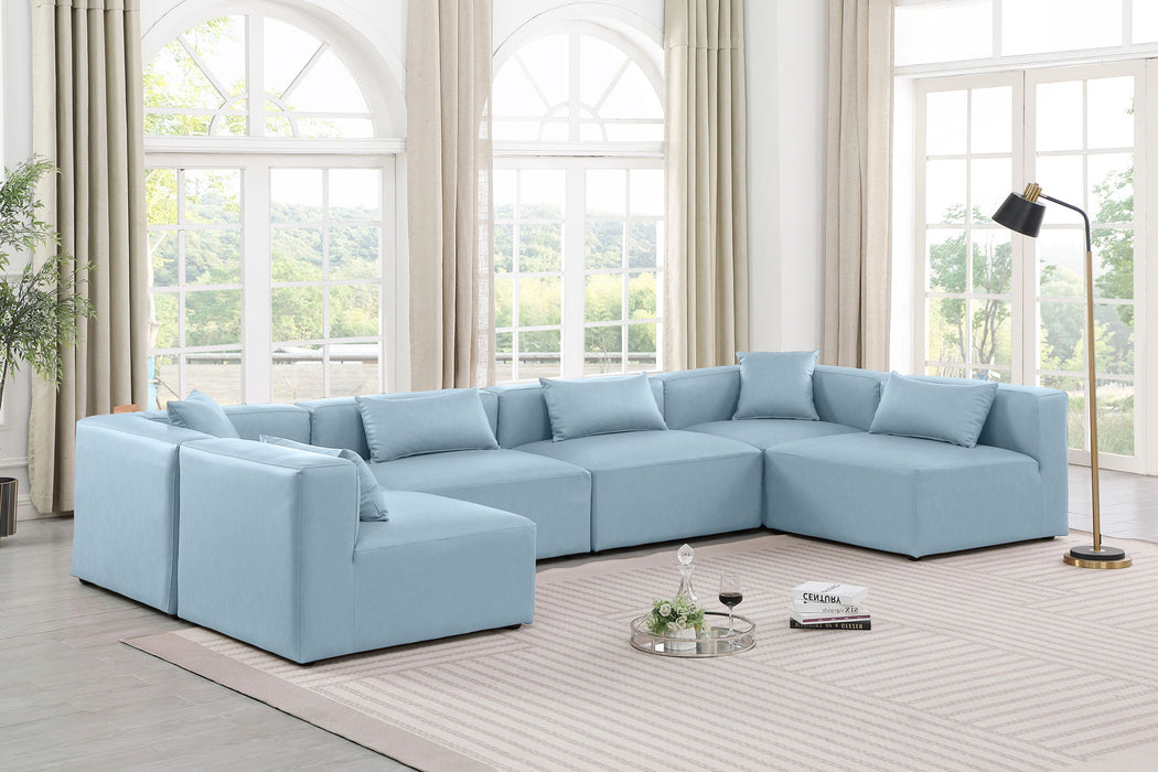 Cube - 6 Piece Modular Armless Sectional - Simple Home Plus