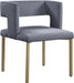 Caleb - Dining Chair with Gold Legs (Set of 2) - Simple Home Plus