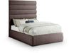 Adam - Linen Fabric Bed With 70.5" Headboard - Simple Home Plus