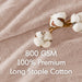 800GSM - 8 Piece Antimicrobial Towel Set - Blush - Simple Home Plus