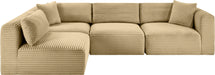 Shaggy - 4 Piece Modular Sectional - Simple Home Plus